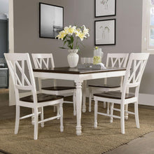 Load image into Gallery viewer, Shelby 5Pc Dining Set Distressed White - Table &amp; 4 Chairs
