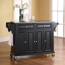 Load image into Gallery viewer, Full Size Granite Top Kitchen Cart
