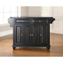 Load image into Gallery viewer, Cambridge Granite Top Full Size Kitchen Island/Cart Black/Black
