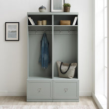 Load image into Gallery viewer, Harper 2Pc Entryway Set Gray - 2 Hall Trees
