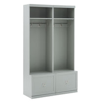 Load image into Gallery viewer, Harper 2Pc Entryway Set Gray - 2 Hall Trees
