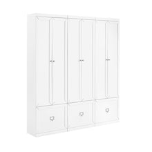 Load image into Gallery viewer, Harper 3Pc Entryway Set White - 3 Pantry Closets
