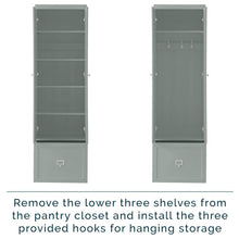 Load image into Gallery viewer, Harper 3Pc Entryway Set Gray - Pantry Closet &amp; 2 Hall Trees

