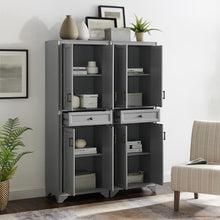Load image into Gallery viewer, Tara 2Pc Pantry Set Distressed Gray - 2 Pantries
