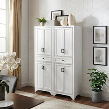 Load image into Gallery viewer, Tara 2Pc Pantry Set Distressed White - 2 Pantries
