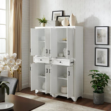 Load image into Gallery viewer, Tara 2Pc Pantry Set Distressed White - 2 Pantries
