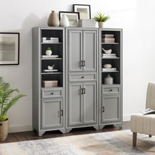 Load image into Gallery viewer, Tara 3Pc Pantry Set Distressed Gray - Pantry &amp; 2 Linen Cabinets
