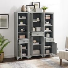 Load image into Gallery viewer, Tara 3Pc Pantry Set Distressed Gray - Pantry &amp; 2 Linen Cabinets
