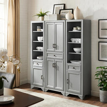 Load image into Gallery viewer, Tara 3Pc Pantry Set Distressed Gray - Pantry &amp; 2 Linen Cabinets
