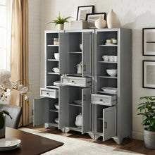 Load image into Gallery viewer, Tara 3Pc Pantry Set Distressed Gray - Pantry &amp; 2 Linen Cabinets
