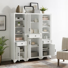 Load image into Gallery viewer, Tara 3Pc Pantry Set Distressed White - Pantry &amp; 2 Linen Cabinets
