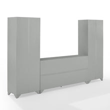 Load image into Gallery viewer, Tara 3Pc Sideboard And Pantry Set Distressed Gray - Sideboard &amp; 2 Pantries

