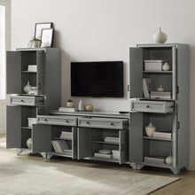 Load image into Gallery viewer, Tara 3Pc Entertainment Set Distressed Gray - Sideboard &amp; 2 Pantries
