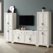 Load image into Gallery viewer, Tara 3Pc Entertainment Set Distressed White - Sideboard &amp; 2 Pantries
