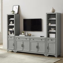 Load image into Gallery viewer, Tara 3Pc Entertainment Set Distressed Gray - Sideboard &amp; 2 Bookcases
