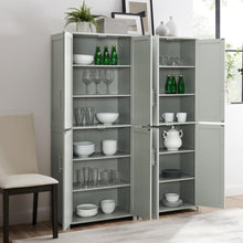 Load image into Gallery viewer, Savannah 2Pc Pantry Set Gray - 2 Pantries
