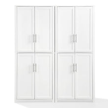 Load image into Gallery viewer, Savannah 2Pc Pantry Set White - 2 Pantries
