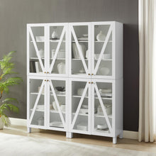 Load image into Gallery viewer, Cassai 2Pc Storage Pantry Set White - 2 Tall Pantries
