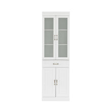 Load image into Gallery viewer, Stanton Glass Door Pantry White
