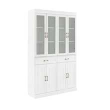Load image into Gallery viewer, Stanton 2Pc Glass Door Pantry Set White - 2 Pantries
