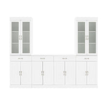 Load image into Gallery viewer, Stanton 3Pc Sideboard And Glass Door Pantry Set White - Sideboard &amp; 2 Pantries
