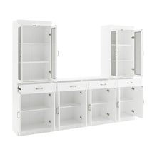 Load image into Gallery viewer, Stanton 3Pc Sideboard And Glass Door Pantry Set White - Sideboard &amp; 2 Pantries
