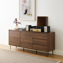 Load image into Gallery viewer, Teagan Record Storage Sideboard Brown Oak
