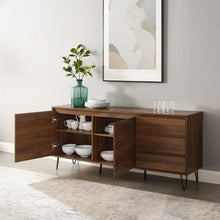 Load image into Gallery viewer, Teagan Record Storage Sideboard Brown Oak
