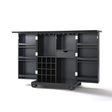 Load image into Gallery viewer, Alexandria Expandable Bar Cabinet Black

