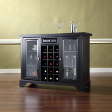 Load image into Gallery viewer, Lafayette Sliding Top Bar Cabinet Black

