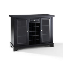 Load image into Gallery viewer, Lafayette Sliding Top Bar Cabinet Black
