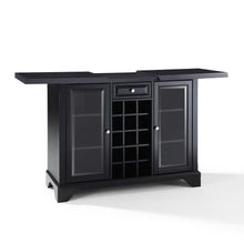 Load image into Gallery viewer, Lafayette Sliding Top Bar Cabinet Black
