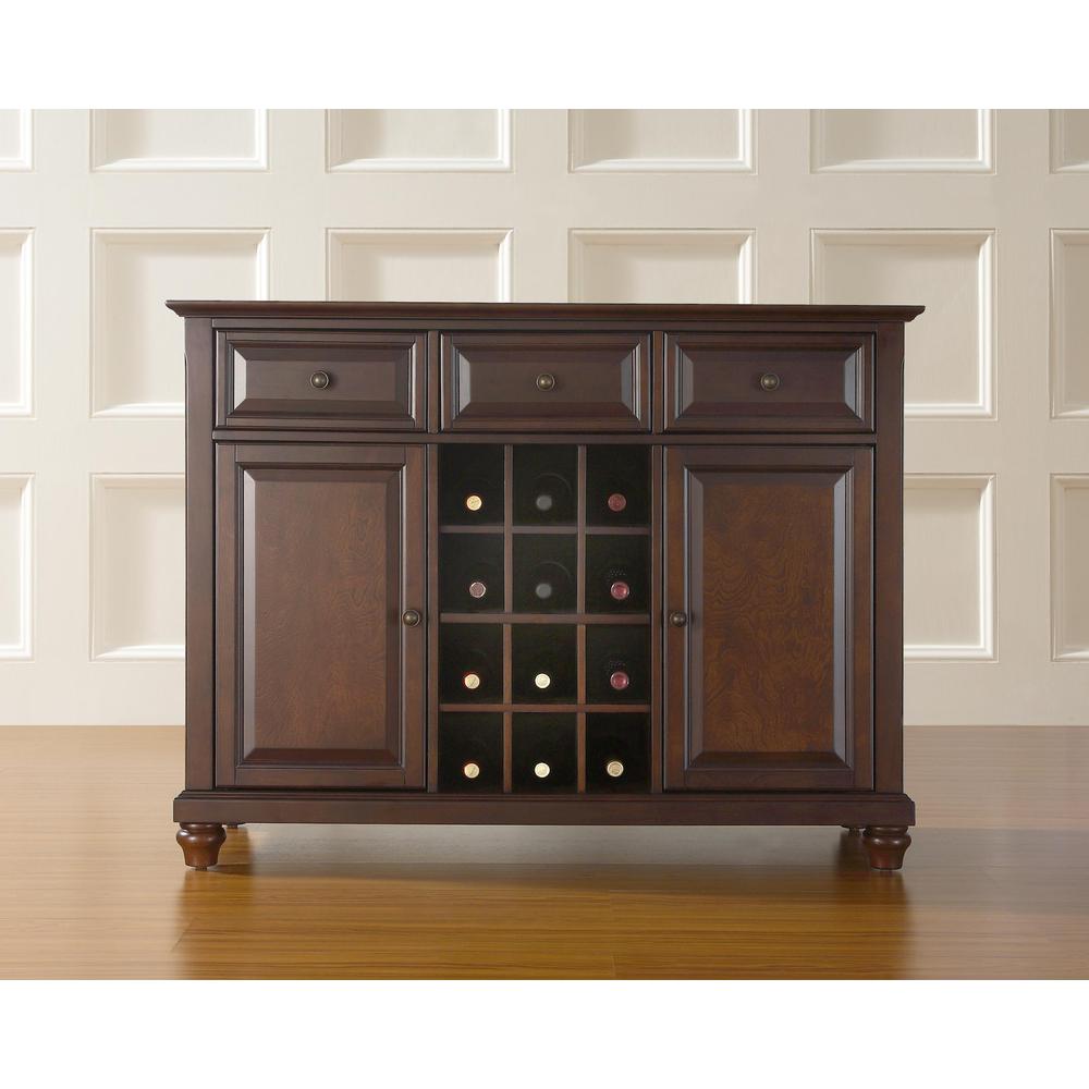 Cambridge Sideboard Cabinet W/Wine Storage Mahogany