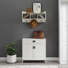 Load image into Gallery viewer, Fremont 2Pc Entryway Set Distressed White - Accent Cabinet, Shelf
