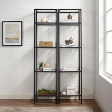 Load image into Gallery viewer, Aimee 2Pc Etagere Set Soft Gold, 2 Narrow Etageres
