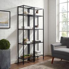 Load image into Gallery viewer, Aimee 2Pc Etagere Set Soft Gold, 2 Narrow Etageres
