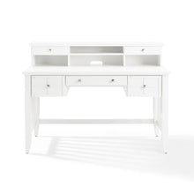 Load image into Gallery viewer, Adler Computer Desk And Hutch White - Desk &amp; Hutch
