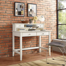 Load image into Gallery viewer, Campbell Desk And Hutch Set White - Desk &amp; Hutch
