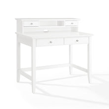 Load image into Gallery viewer, Campbell Desk And Hutch Set White - Desk &amp; Hutch
