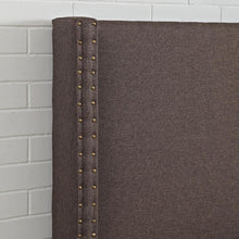 Load image into Gallery viewer, Casey Upholstered Queen Bed Bourbon - Headboard, Footboard, Rails
