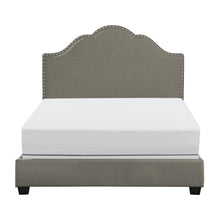 Load image into Gallery viewer, Preston Upholstered Queen Bed Shadow Gray - Headboard, Footboard, Rails
