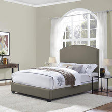 Load image into Gallery viewer, Cassie Upholstered Queen Bed Shadow Gray - Headboard, Footboard, Rails
