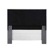 Load image into Gallery viewer, Reston Upholstered King Bed Slate - Headboard, Footboard, Rails
