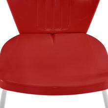 Load image into Gallery viewer, Griffith 3Pc Outdoor Metal Bistro Set Bright Red Gloss/White Satin - Bistro Table &amp; 2 Chairs
