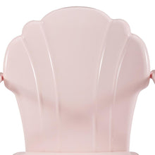 Load image into Gallery viewer, Tulip 3Pc Outdoor Metal Bistro Set Pastel Pink Gloss /White Satin - Bistro Table &amp; 2 Chairs
