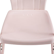 Load image into Gallery viewer, Tulip 5Pc Outdoor Metal Dining Set Pastel Pink Gloss/White Satin - Dining Table &amp; 4 Chairs
