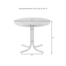 Load image into Gallery viewer, Bates 3Pc Outdoor Metal Armchair Set White Gloss/White Satin - Side Table &amp; 2 Armchairs

