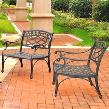 Load image into Gallery viewer, Sedona 2Pc Outdoor Chair Set Black - 2 Club Chairs
