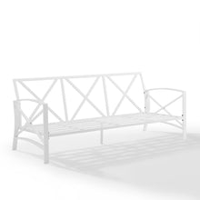 Load image into Gallery viewer, Kaplan Outdoor Metal Sofa Gray/White
