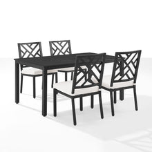 Load image into Gallery viewer, Locke 5Pc Outdoor Metal Dining Set
